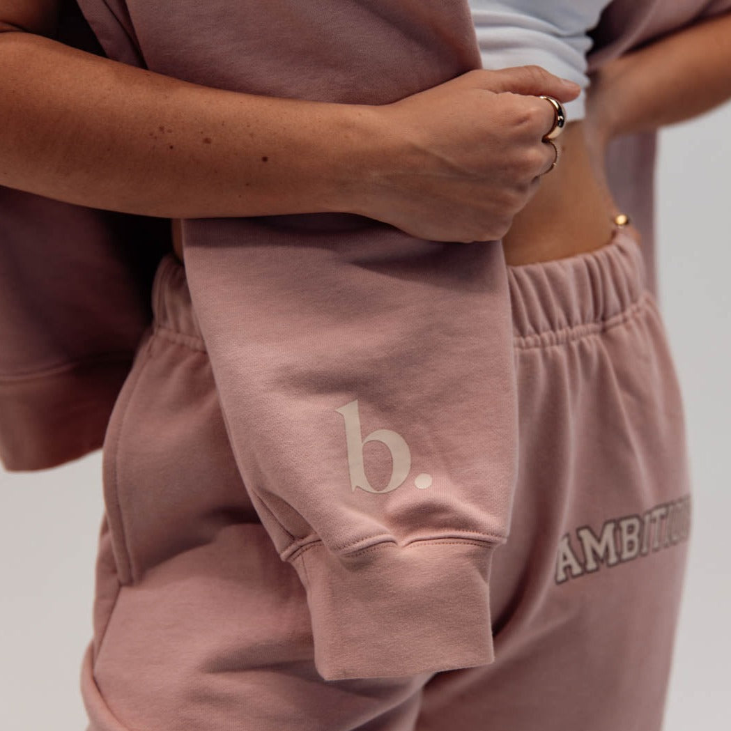 AMBITIOUS BLUSH CREWNECK