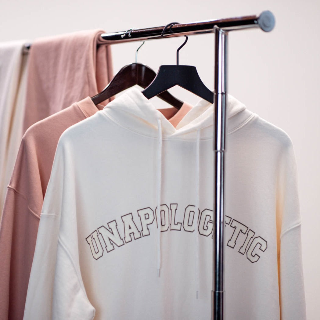 UNAPOLOGETIC NUDE HOODIE